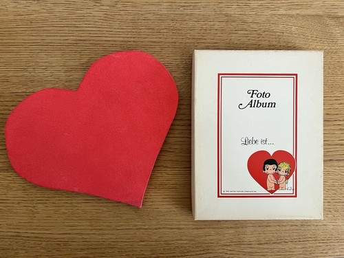 Vintage fotoalbum liebe - fotoalbum,