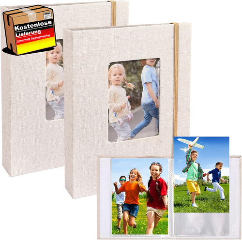 2er set fotoalben 13x18 - fotoalben, cm