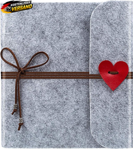 Vintage filz scrapbook album - scrapbook,