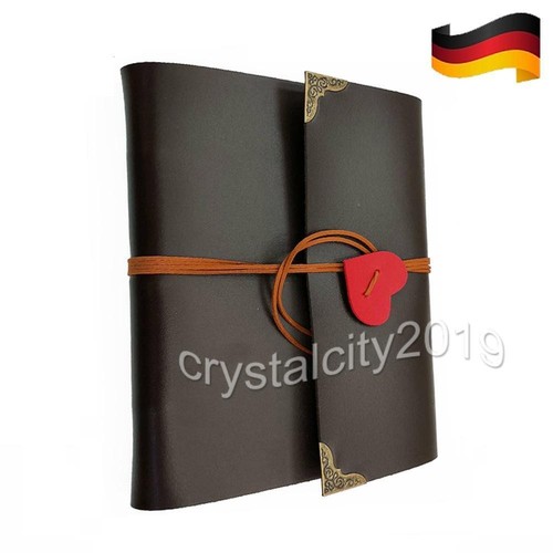 Retro leder fotoalbum - retro, zum