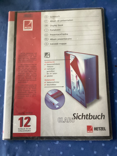 Sichtbuch präsentationsmappe - sichtbuch,,