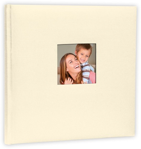 Fotoalbum cotton creme 31x31 - fotoalbum,