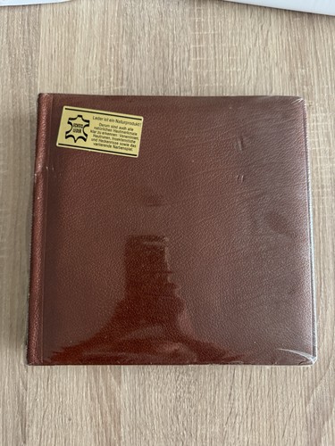 Vintage fotoalbum echt leder - fotoalbum,